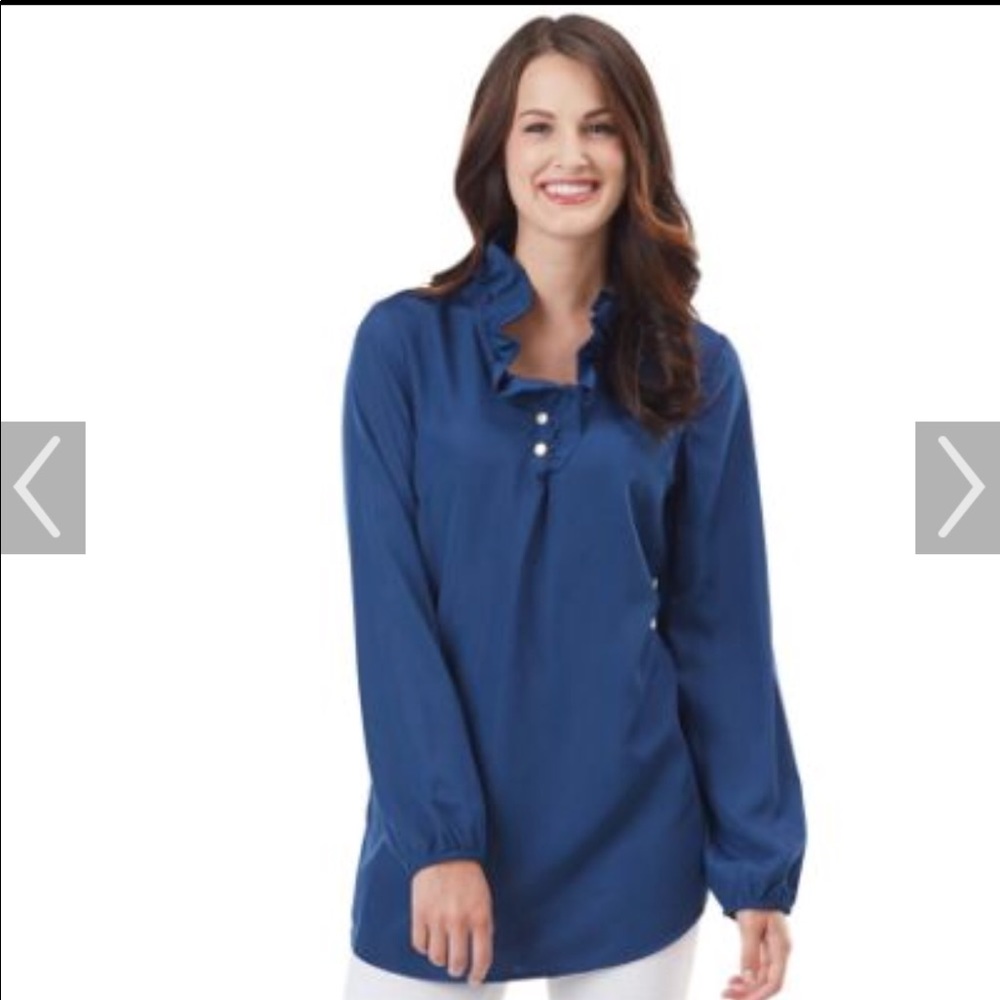 Mud Pie Whitney Ruffle Tunic NWT